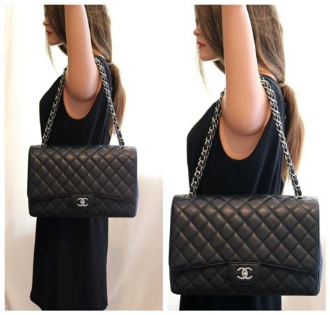 maxi vs jumbo chanel|Chanel jumbo single flap.